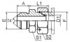 7126(美制JIC74°锥密封/公制内螺纹24°锥O型圈密封) 7126(美制JIC74°锥密封/公制内螺纹24°锥O型圈密封)