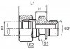 7105(公制螺纹60°锥密封或组合垫密封两用柱端) 7105(公制螺纹60°锥密封或组合垫密封两用柱端)